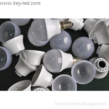 Plastic 3W P45 led bulb spare parts